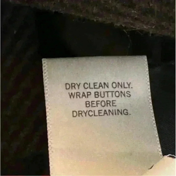 Banana Republic Women's Brown Plaid Pea Coat Faux Fur Collar Medium - Picture 7 of 11